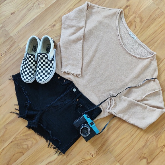Urban Outfitters Tops - Urban Outfitters | Raw Hem Off  Shoulder Sweater